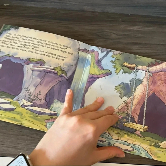 Vintage Barney, Mickey, Winnie the Pooh Colorforms Playset Book 1993 lot of 3 - Picture 8 of 13